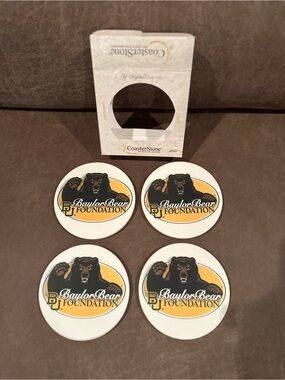 Baylor Bear Foundation Coaster Set